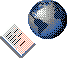 globe and envelope
